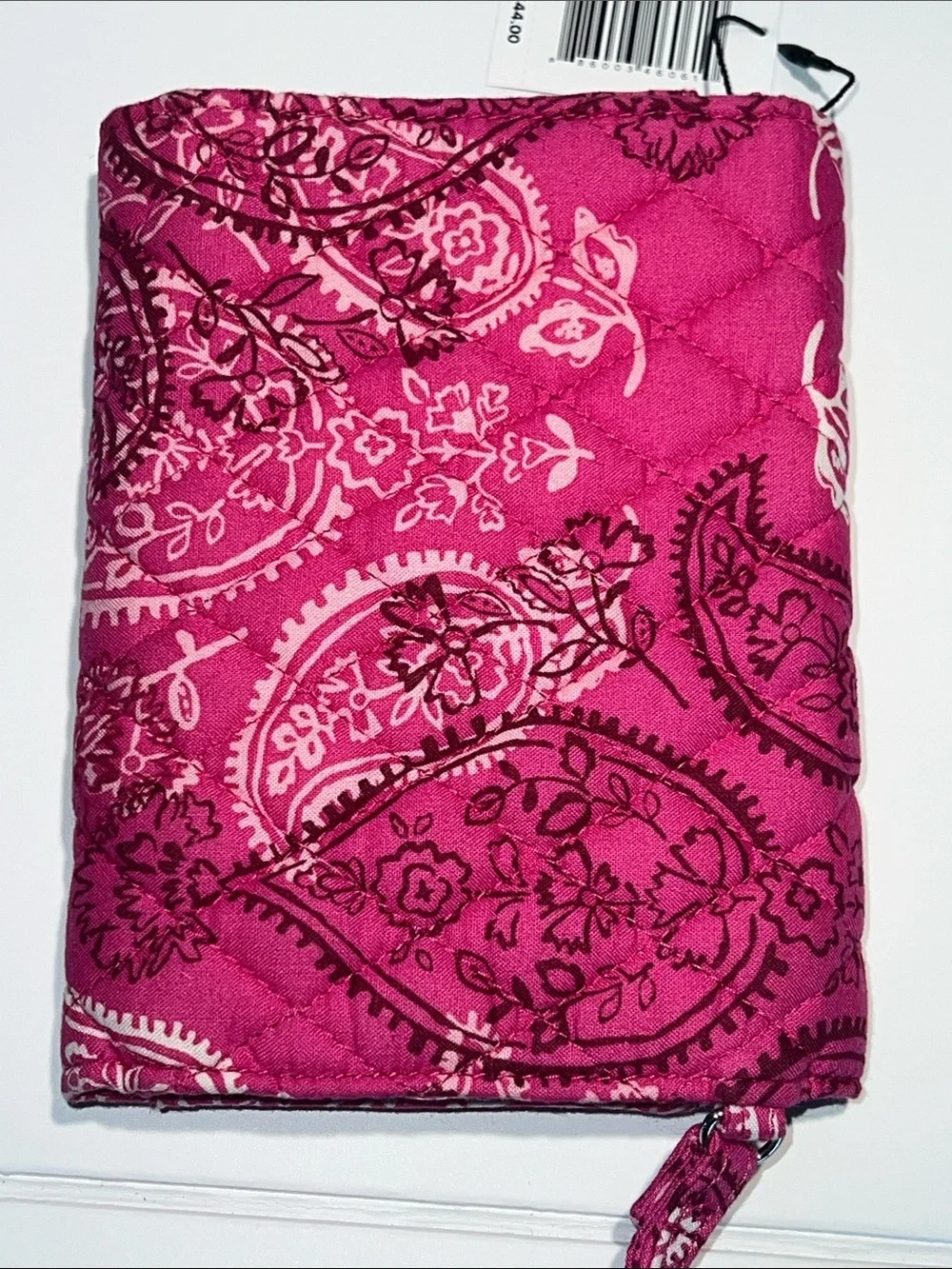 Vera Bradley Hot Pink Quilted Paisley Envelope Clutch